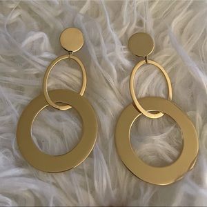 J. Crew Triple Ring Earrings